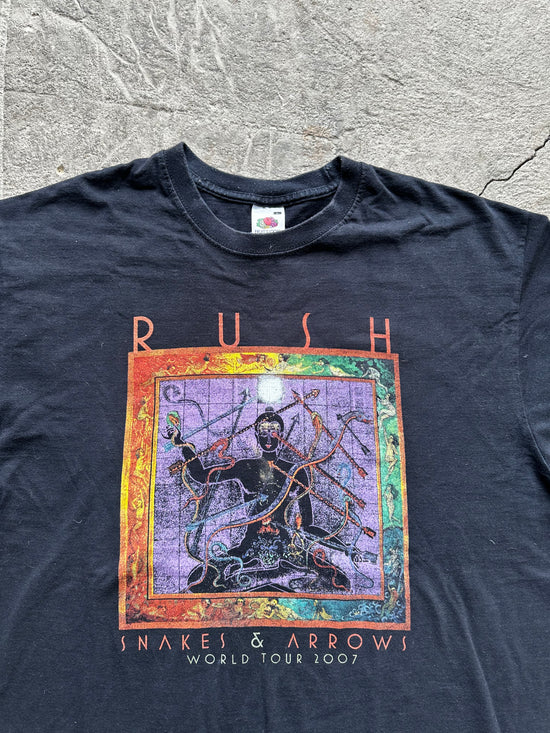 Rush Snakes & Arrows World Tour 2007 Vintage T-shirt | Size M/L