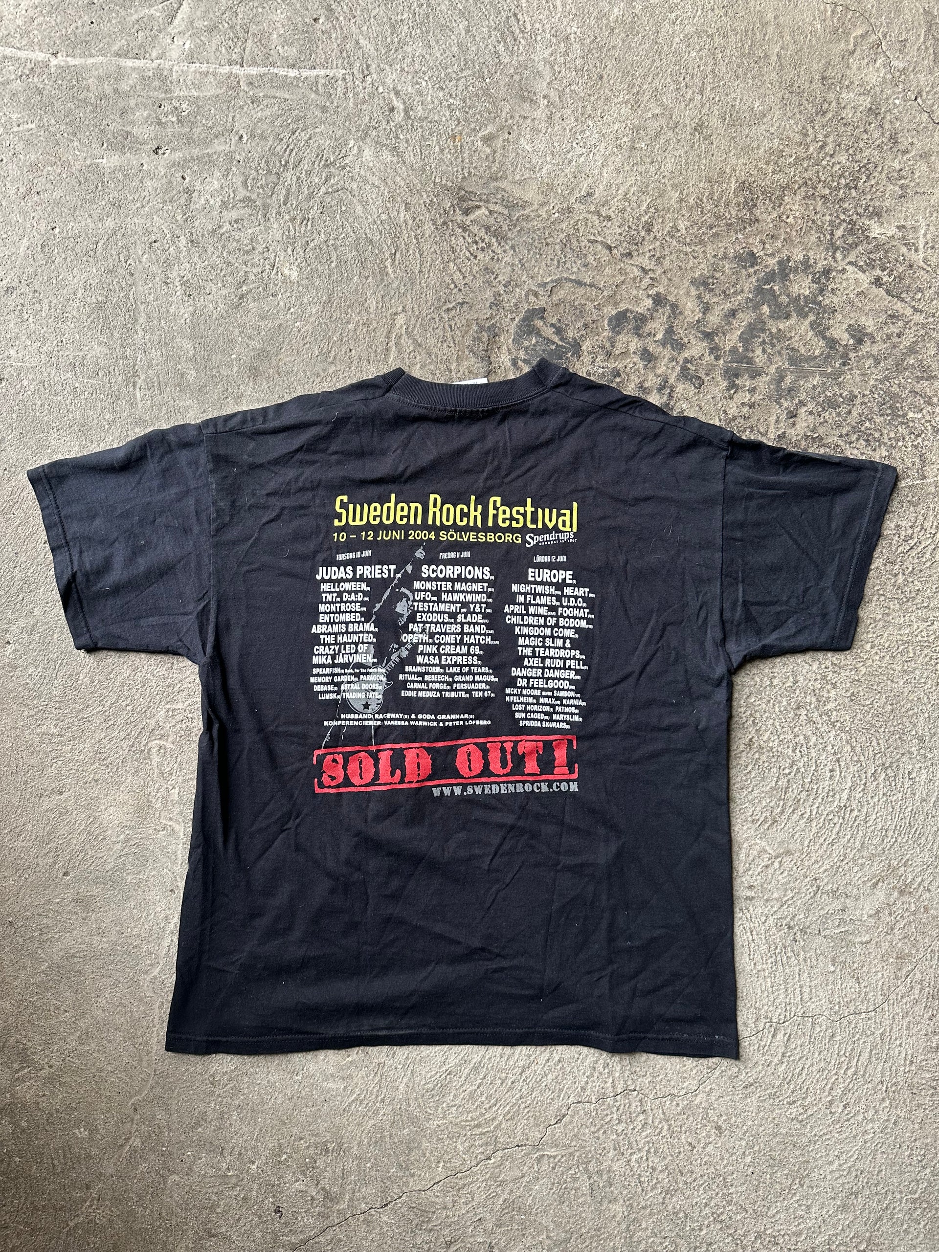 Vintage 2004 Sweden Rock Tee | XL