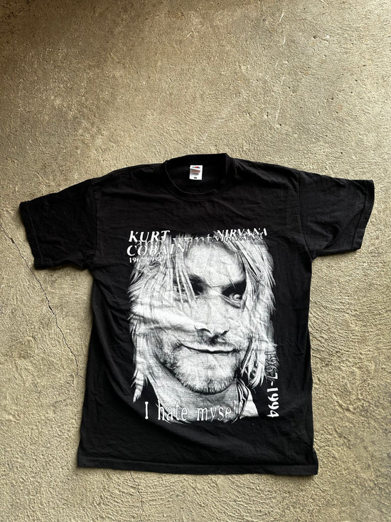 Kurt Cobain Tribute Tee “I Hate Myself” | Size L