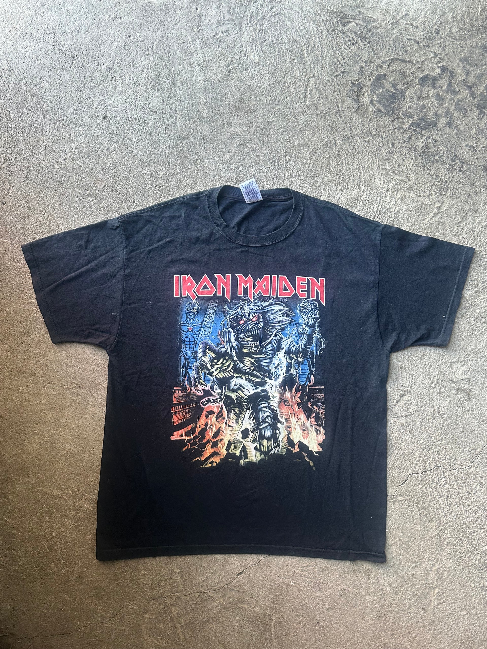 Iron Maiden Somewhere Back in Time 2008 Tour Vintage Tee | Size XL