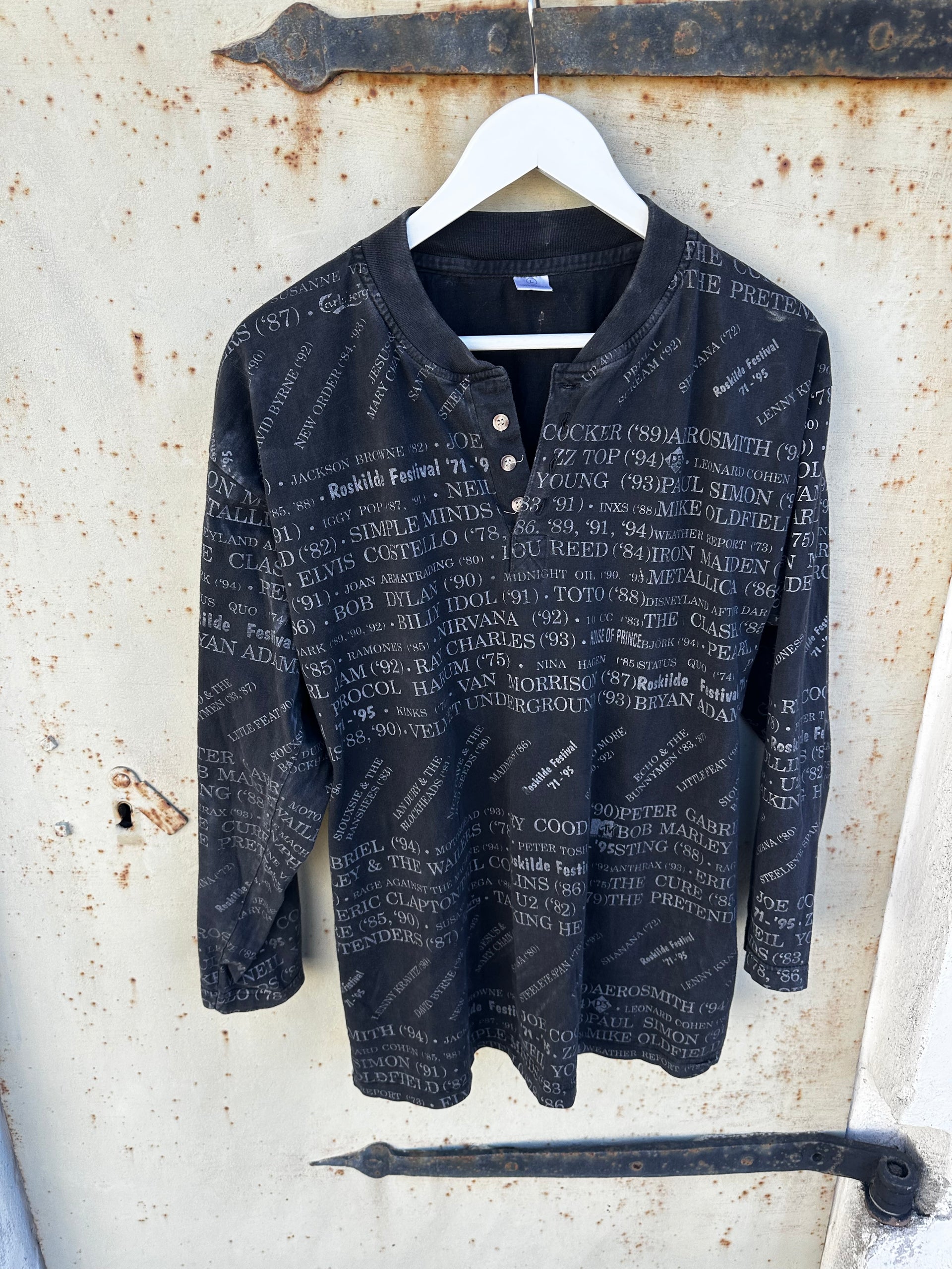 Roskilde Festival 1971–1995 Longsleeve – Black | Size L