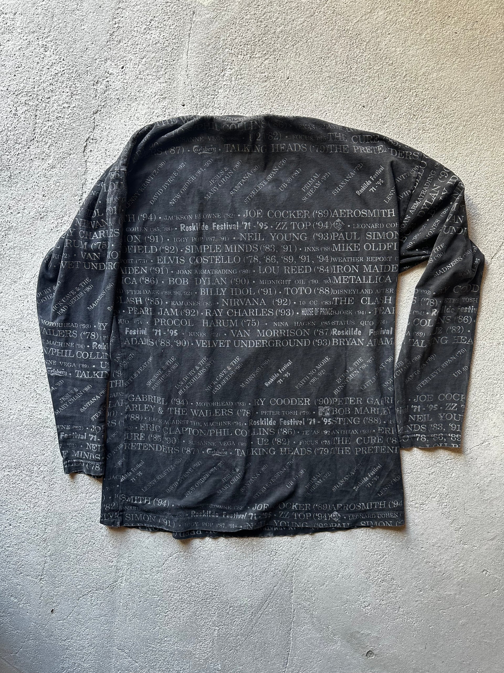 Roskilde Festival 1971–1995 Longsleeve – Black | Size L