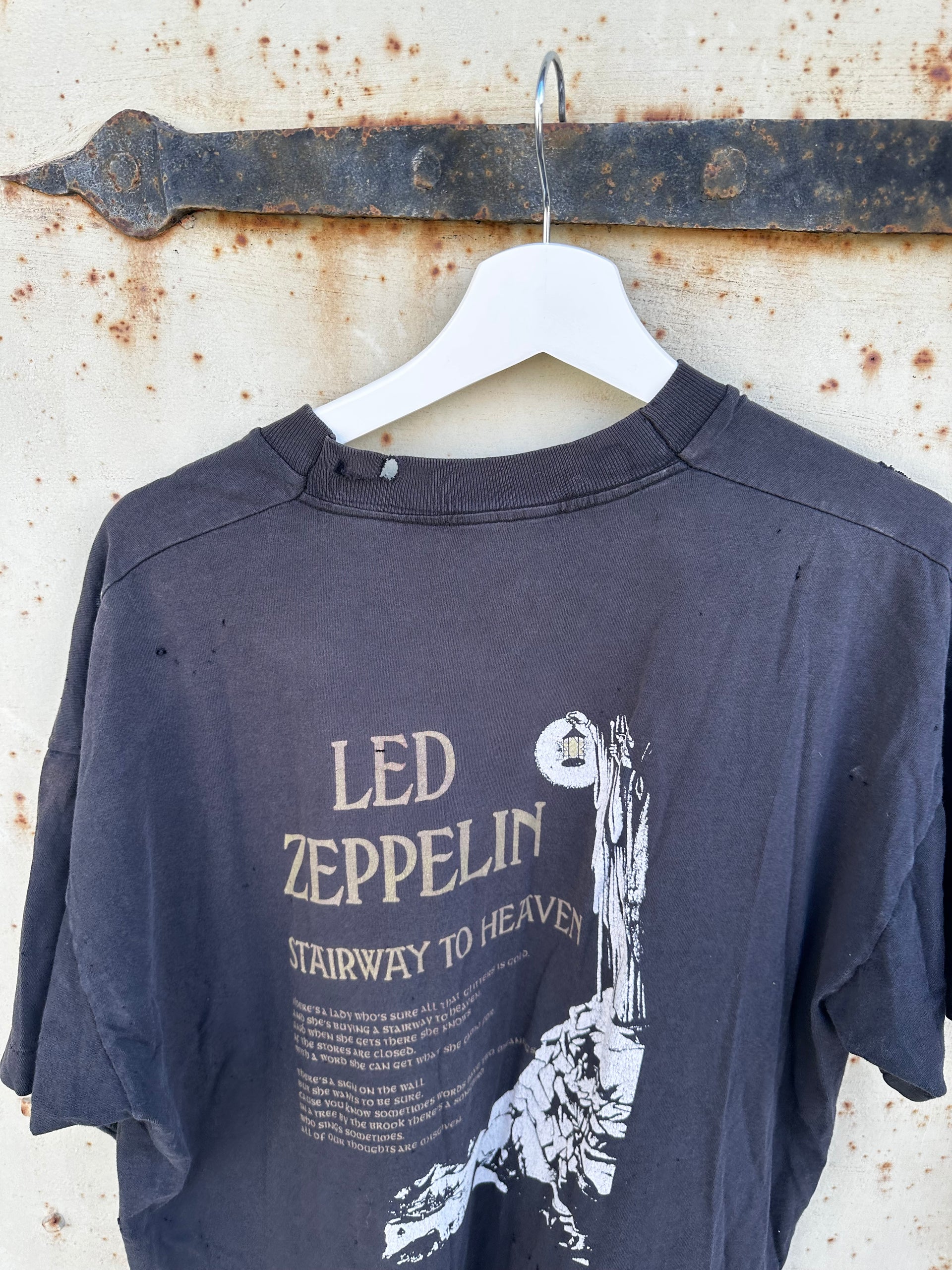 Led Zeppelin Stairway to Heaven 80s Vintage Tee| Size M/ L