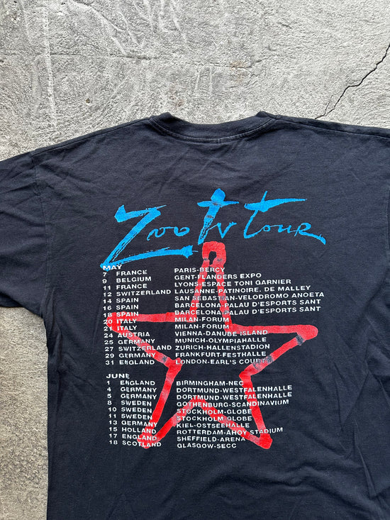 U2 Zoo TV Tour Trabant T-shirt 1992 Vintage | Size L/XL