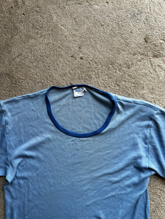 Vintage 70s British Ringer Tee | Size M/L