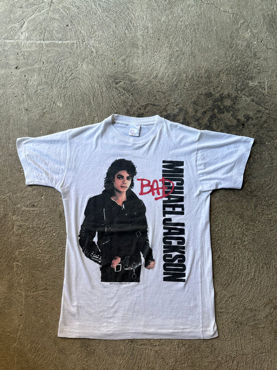 Michael Jackson Bad 1987 Vintage Tee | Size M