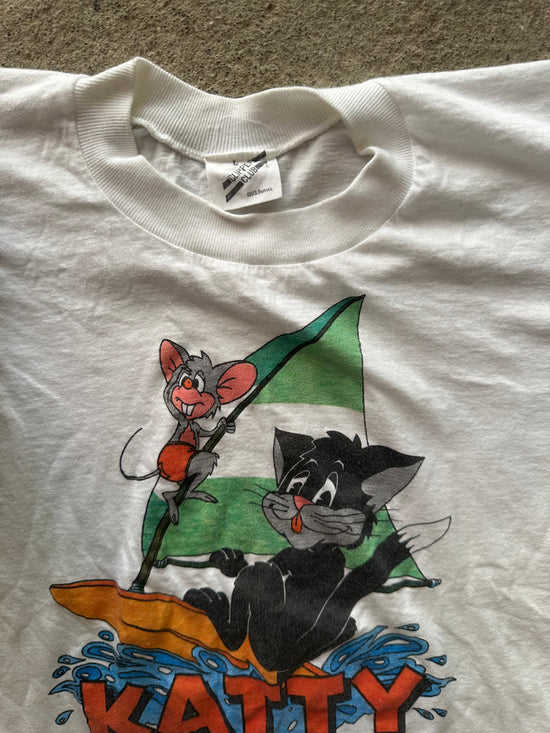 80s Katty “I vått och torrt” Vintage Tee | Size S