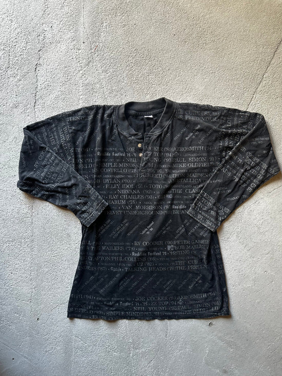 Roskilde Festival 1971–1995 Longsleeve – Black | Size L