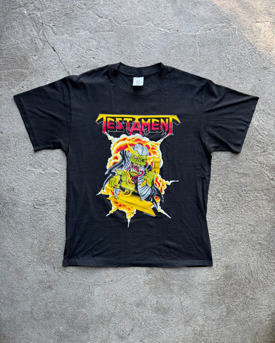 80s Testament Trial by Fire 1989 Vintage Tour Tee | Size L