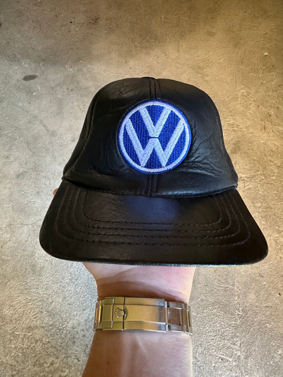 Volkswagen Vintage Leather Cap