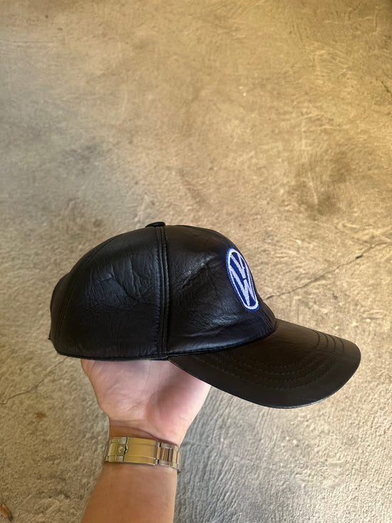 Volkswagen Vintage Leather Cap
