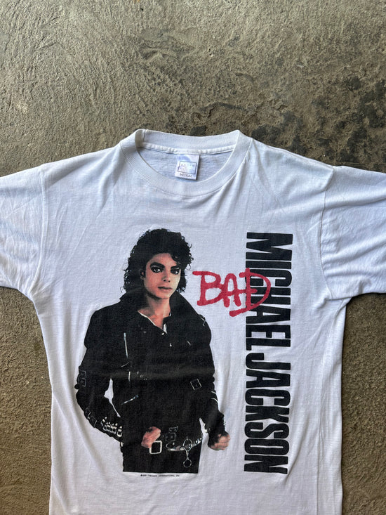 Michael Jackson Bad 1987 Vintage Tee | Size M
