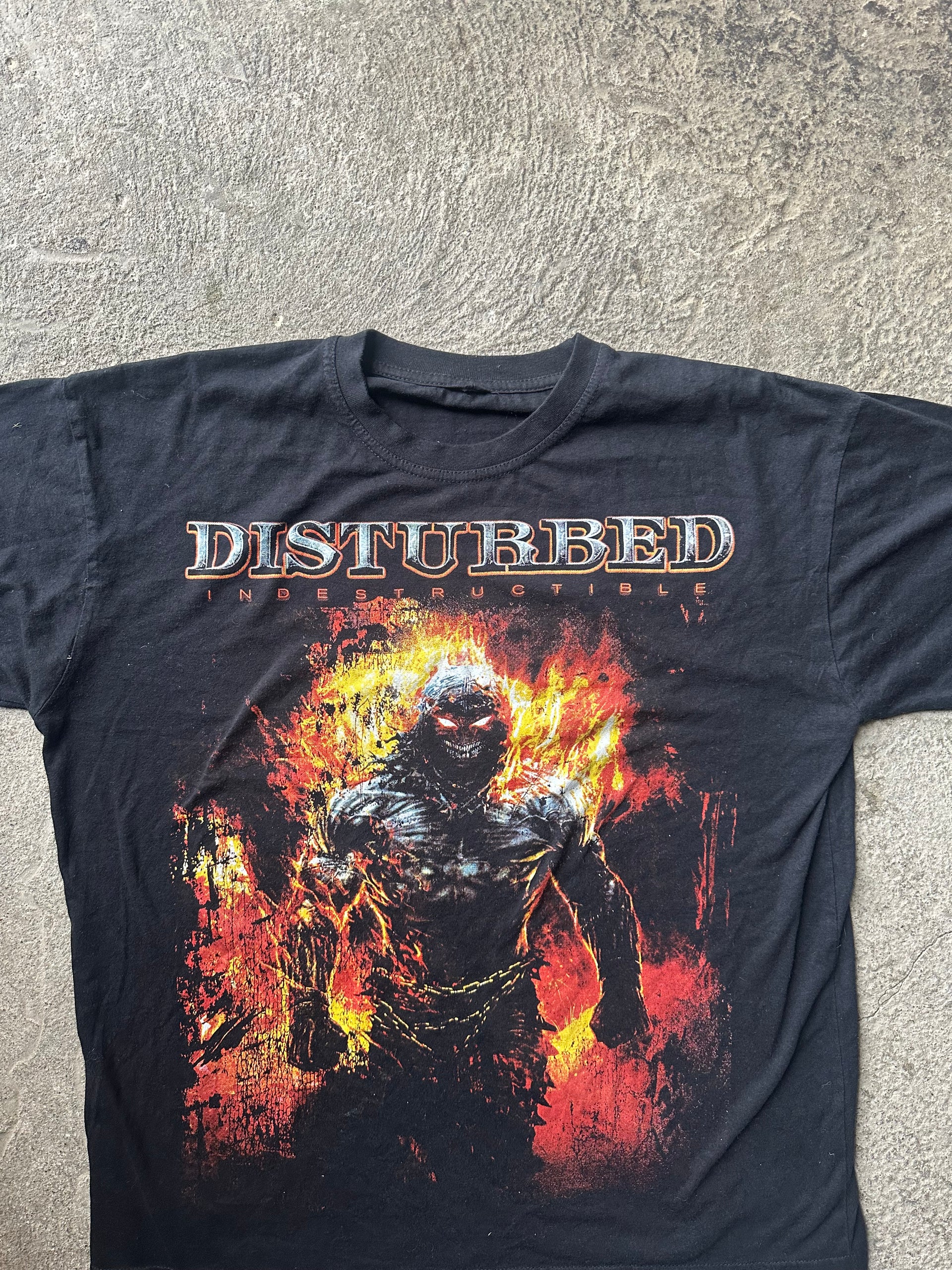 Disturbed Indestructible Tour 00s Vintage Tee | Size L