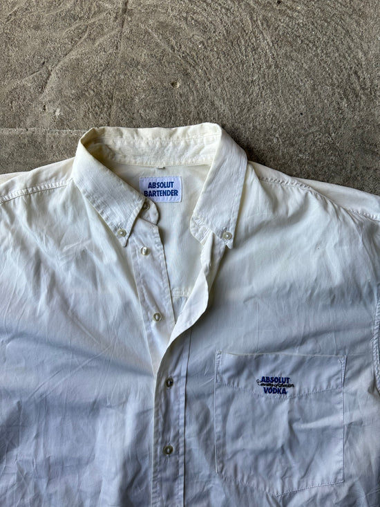 90s Absolut Vodka Bartender Shirt | Size L