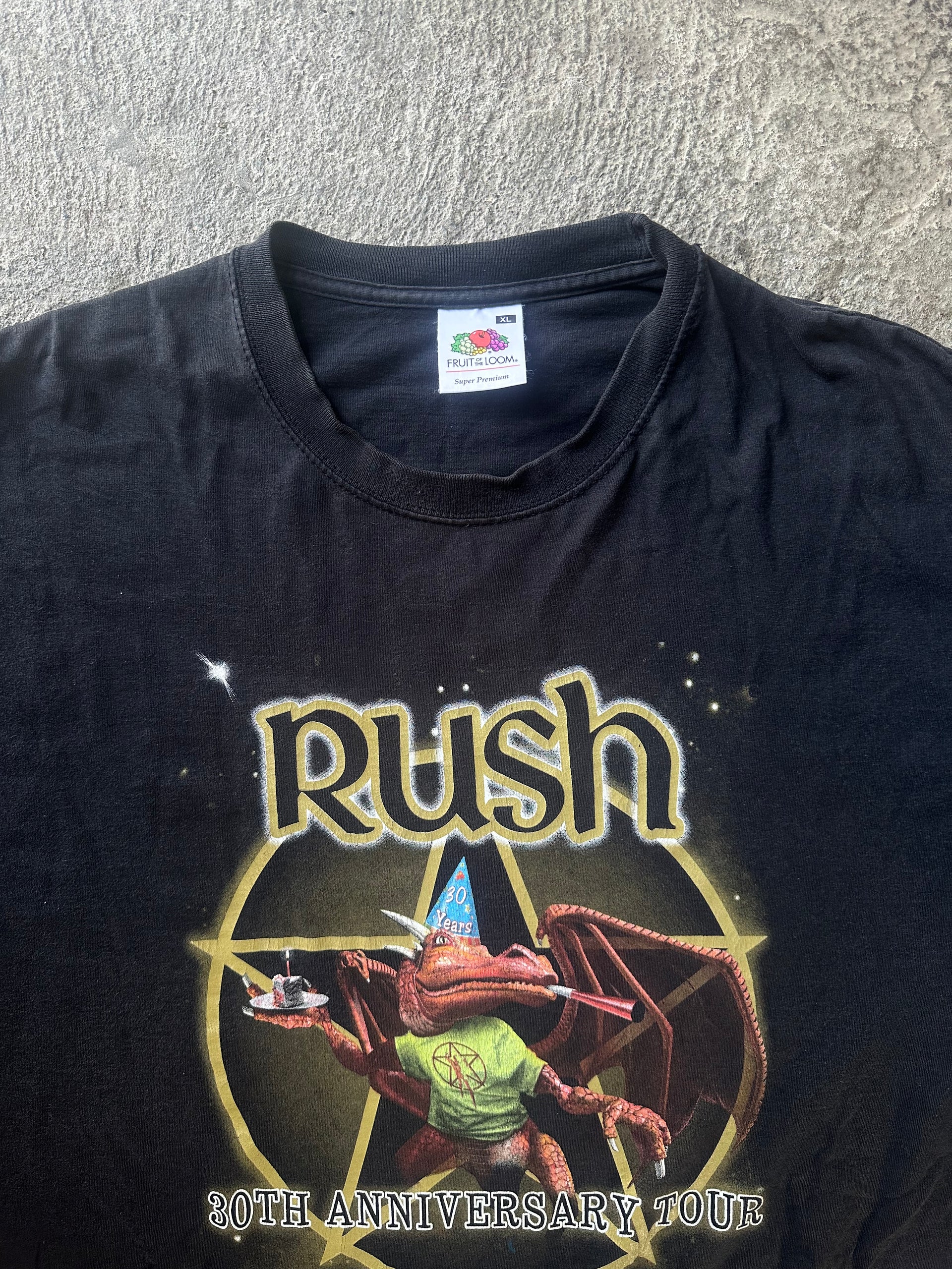 Rush 30th Anniversary Tour 2004 Vintage Tee | Size XL