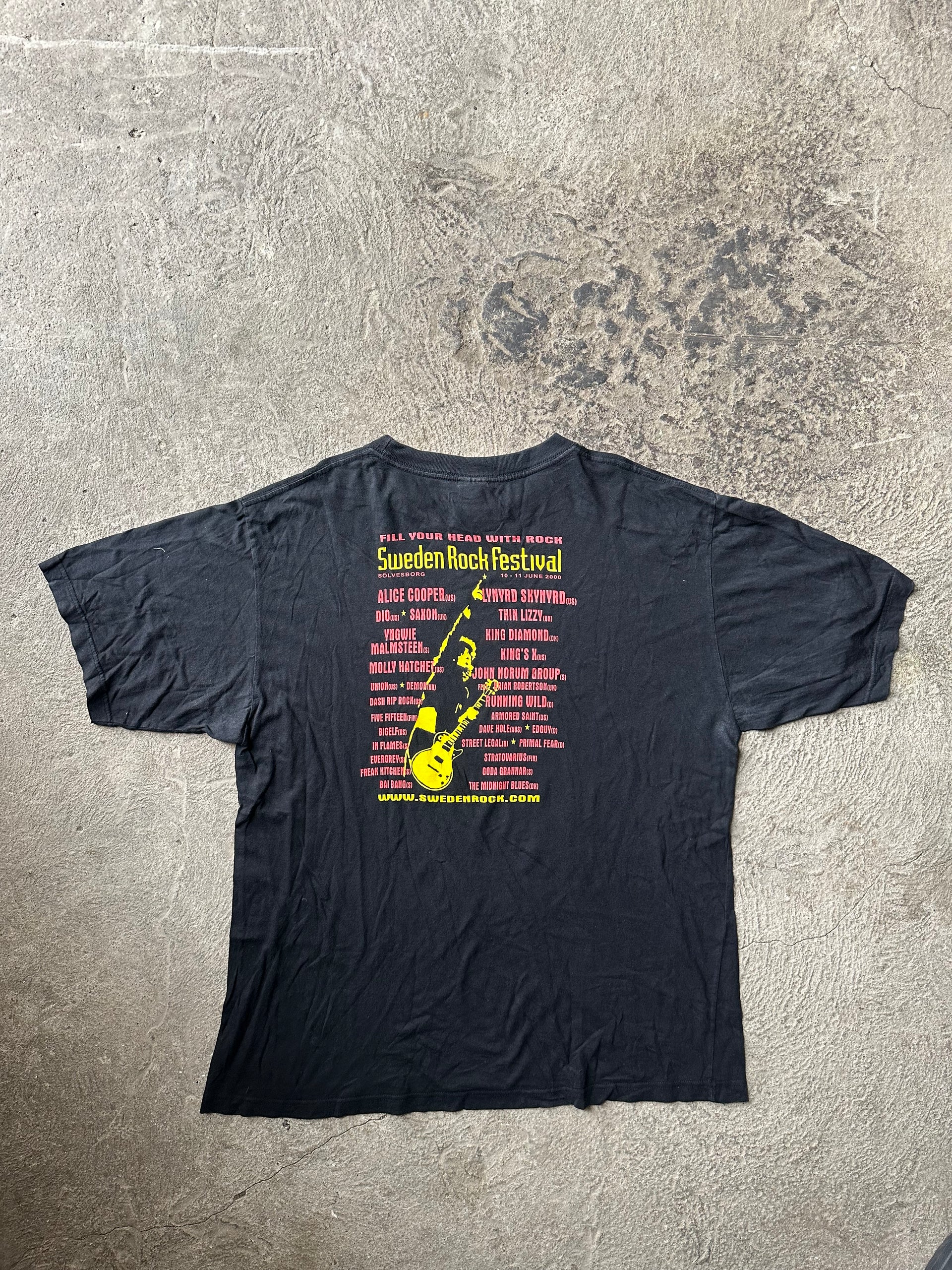 Sweden Rock Festival 2000 Vintage Tee | Size XL