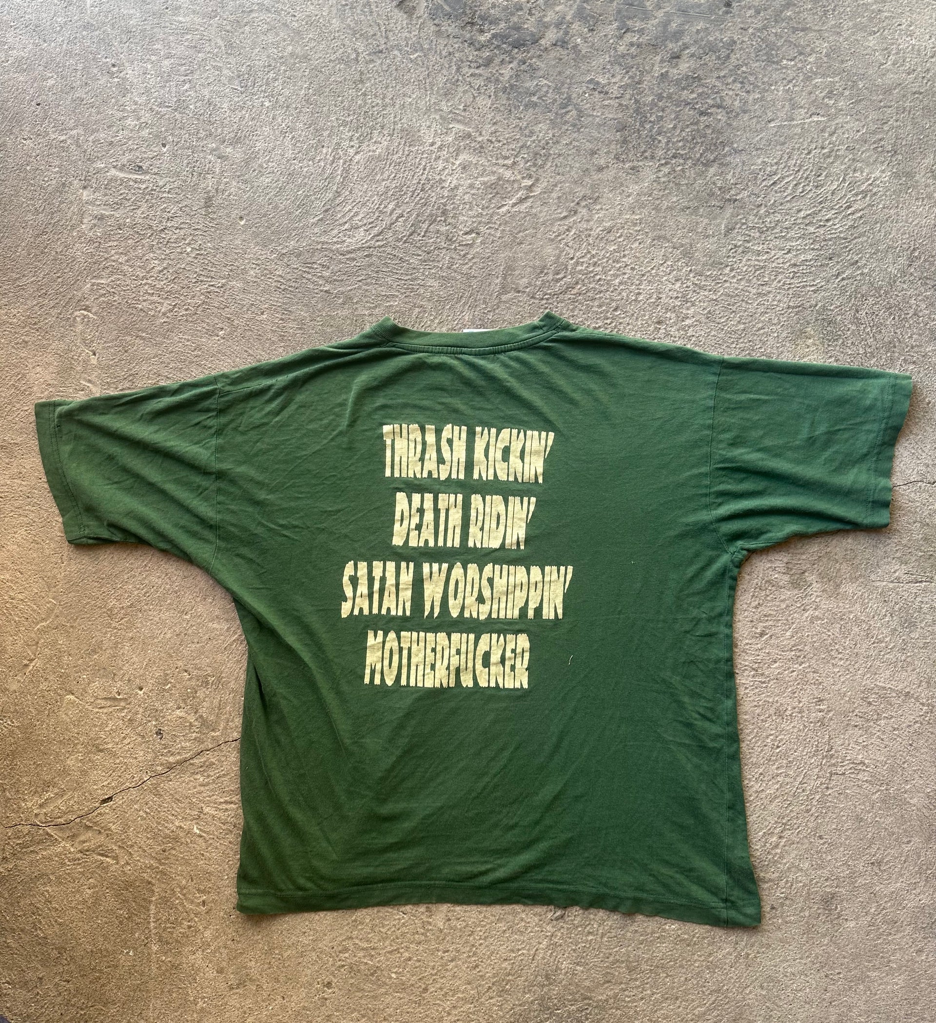 Crack Up 90s Thrash T-shirt | Size XL
