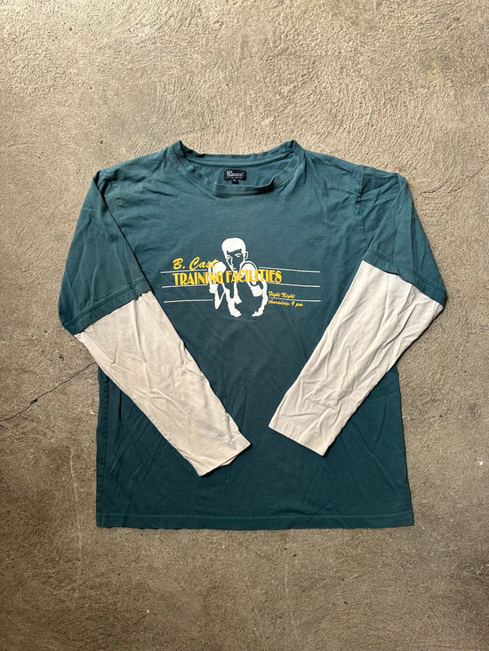 Y2K Broadcast Studios Boxing Longsleeve Tee | Size XL