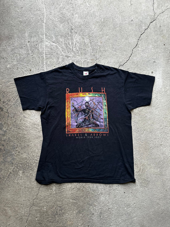 Rush Snakes & Arrows World Tour 2007 Vintage T-shirt | Size M/L