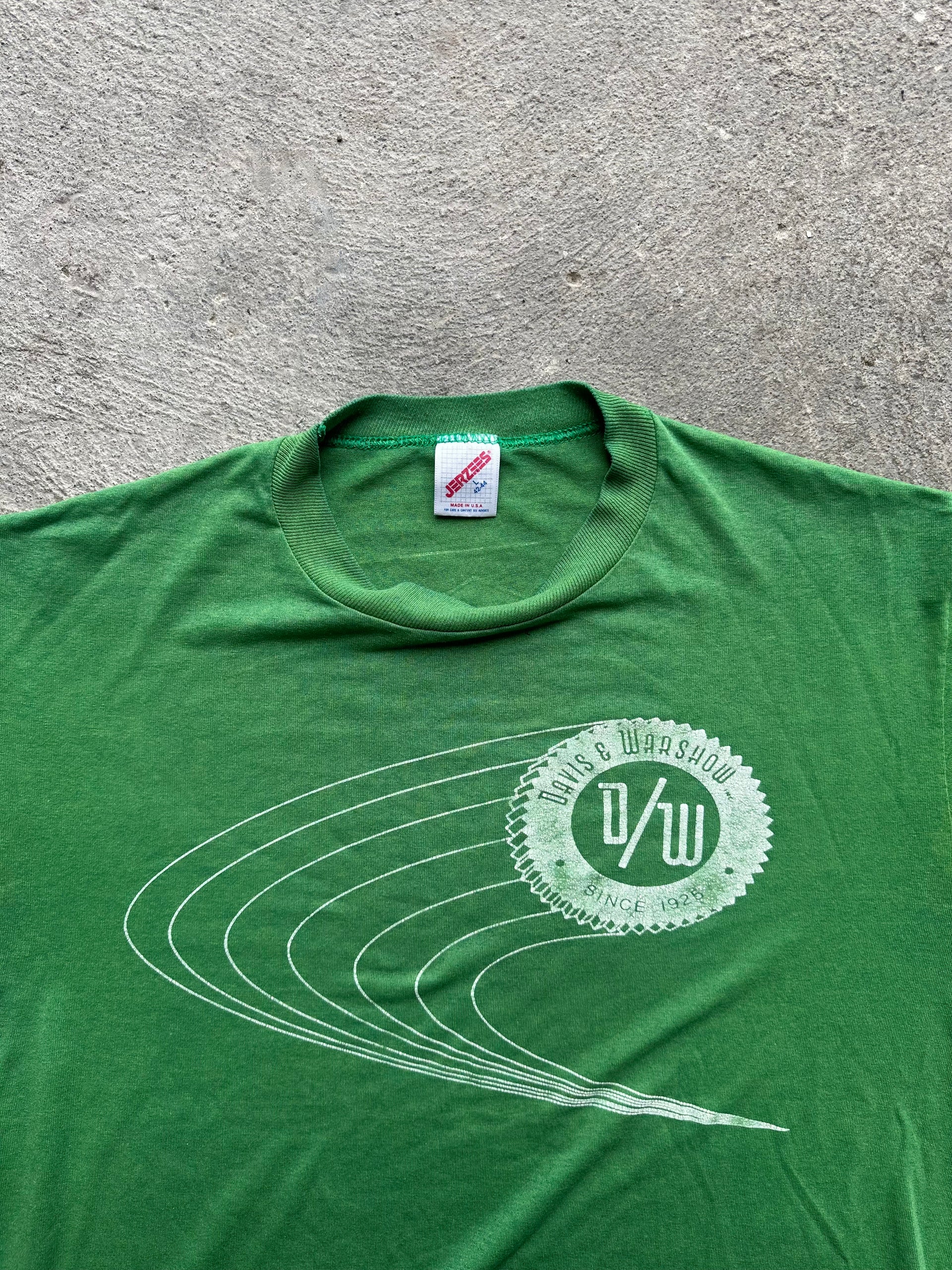 80s Vintage Davis & Warshow Promo Tee | Size L