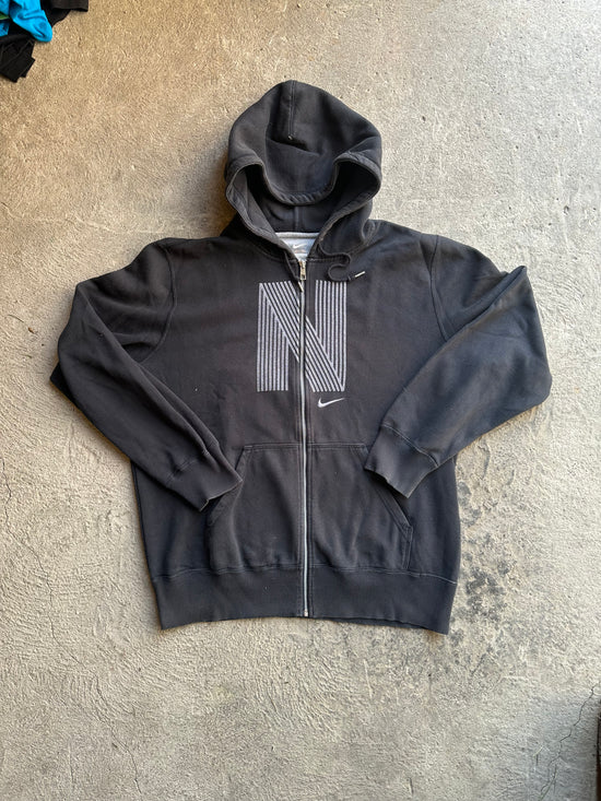 Nike Logo Full-Zip Hoodie 2010s | Size XL