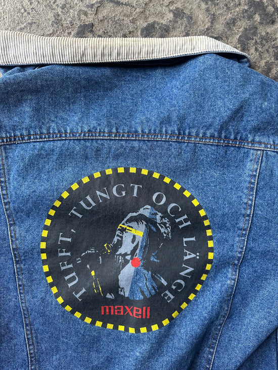 80s Maxell Denim Jacket Promo | Size L