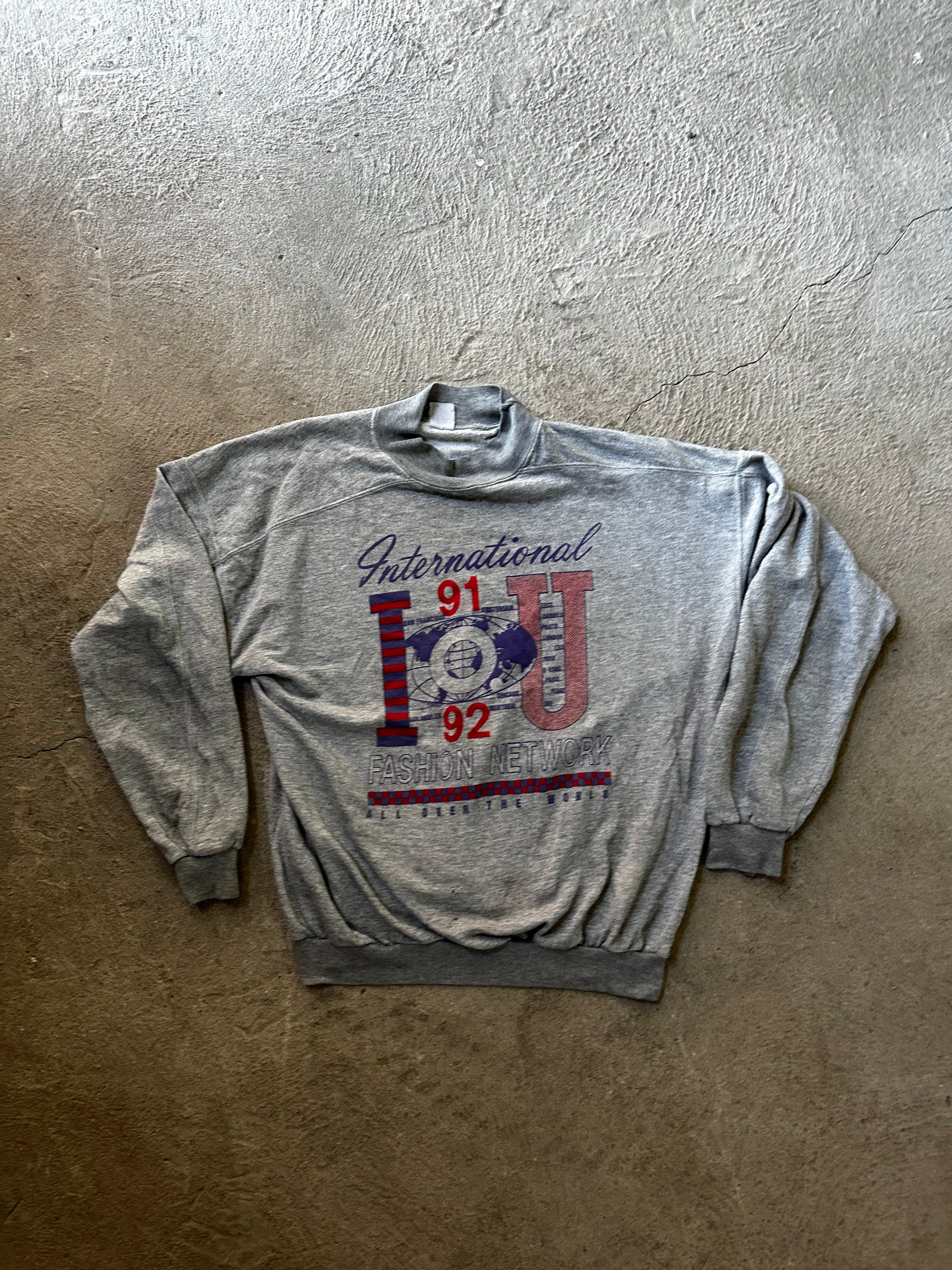 1991/92 International Fashion Network Sweatshirt | Size XL