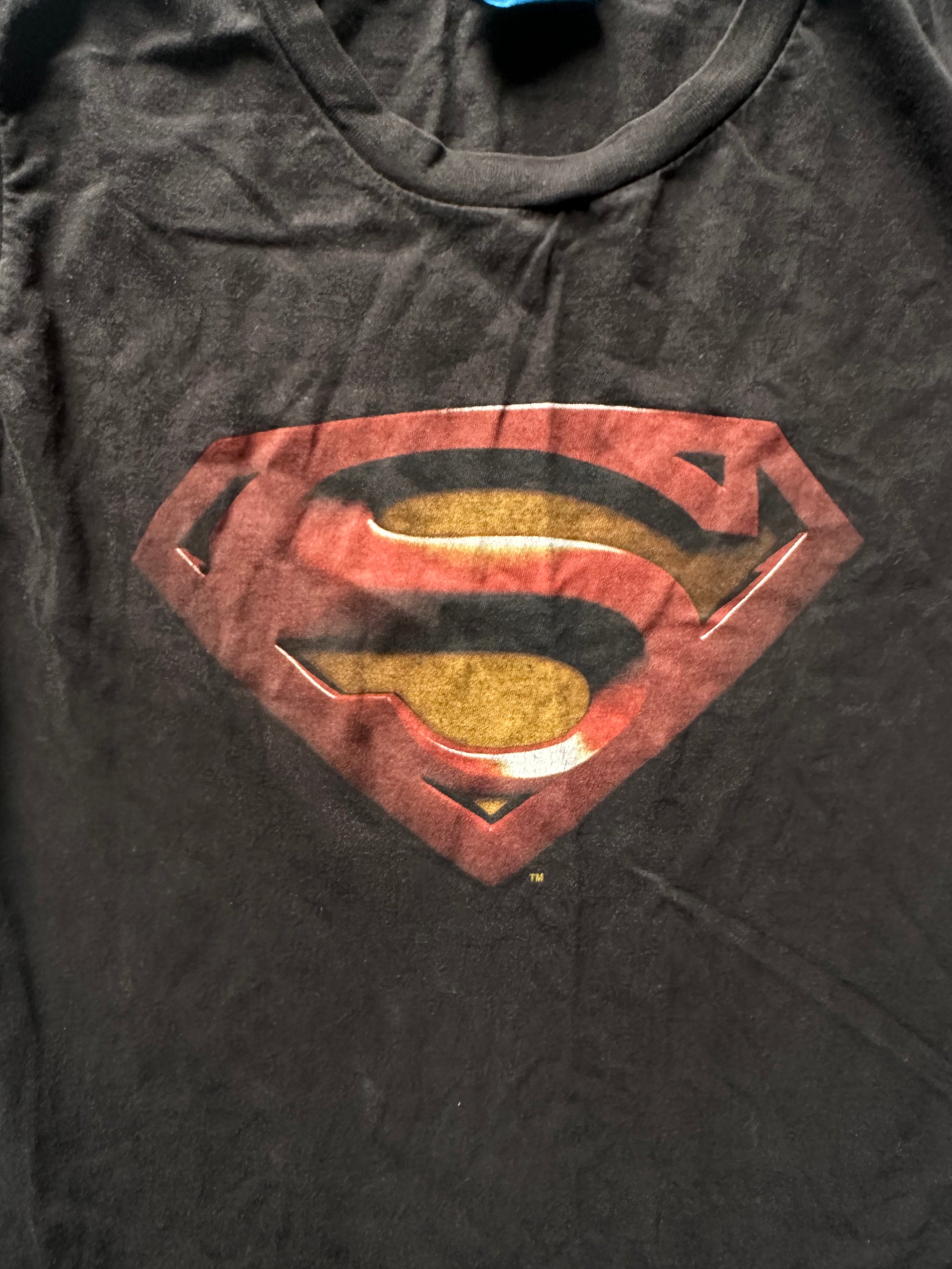 Faded Superman T-shirt – DC Comics (Size S)
