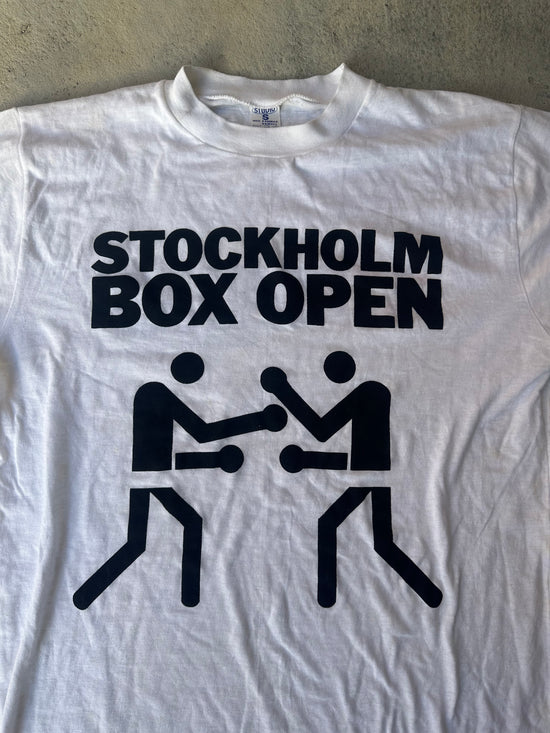 STOCKHOLM BOX OPEN SINGLE STITCH T SHIRT