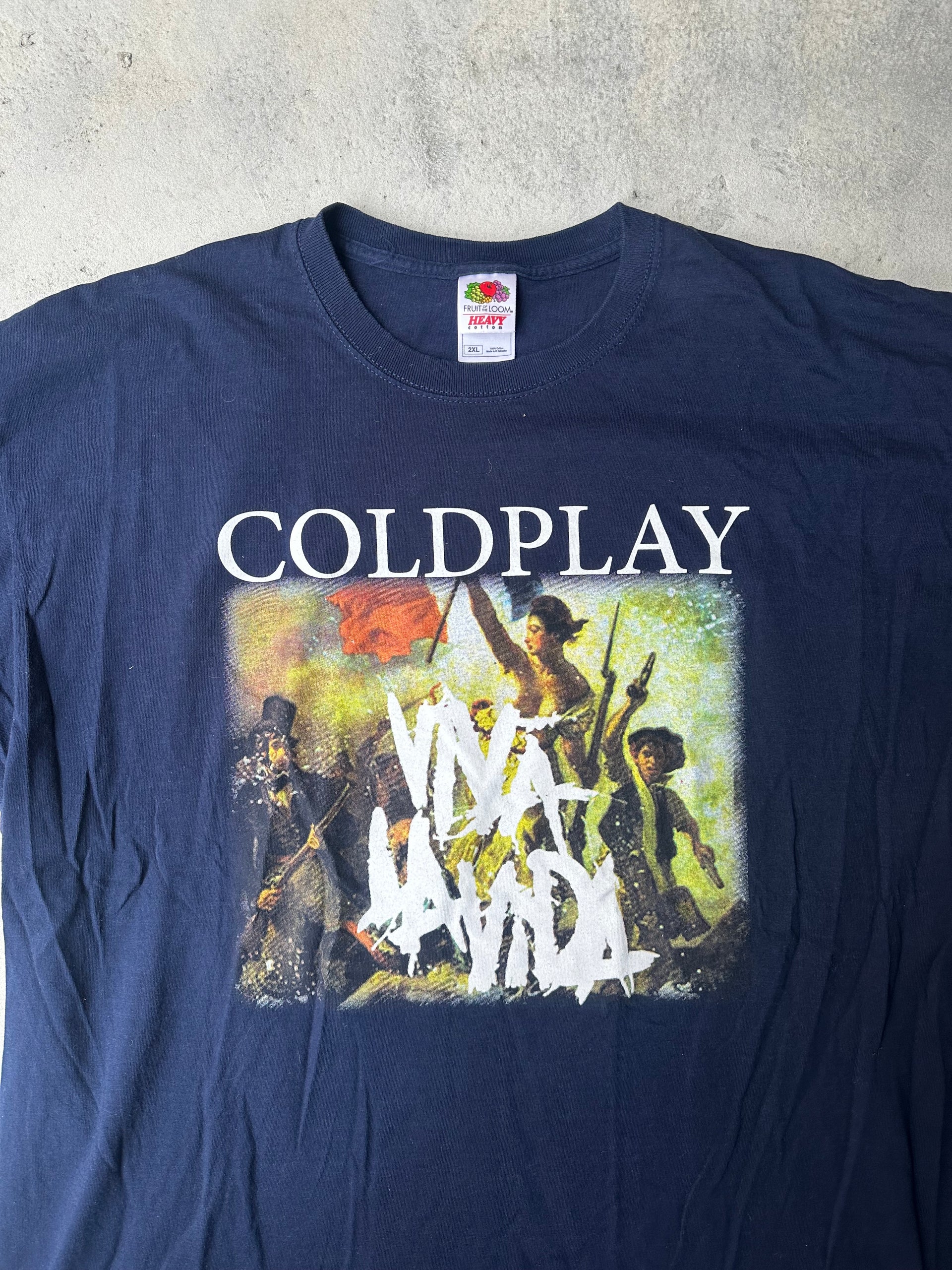 Vintage Coldplay viva la vida tour T-shirt from 2009 (SIZE XL)