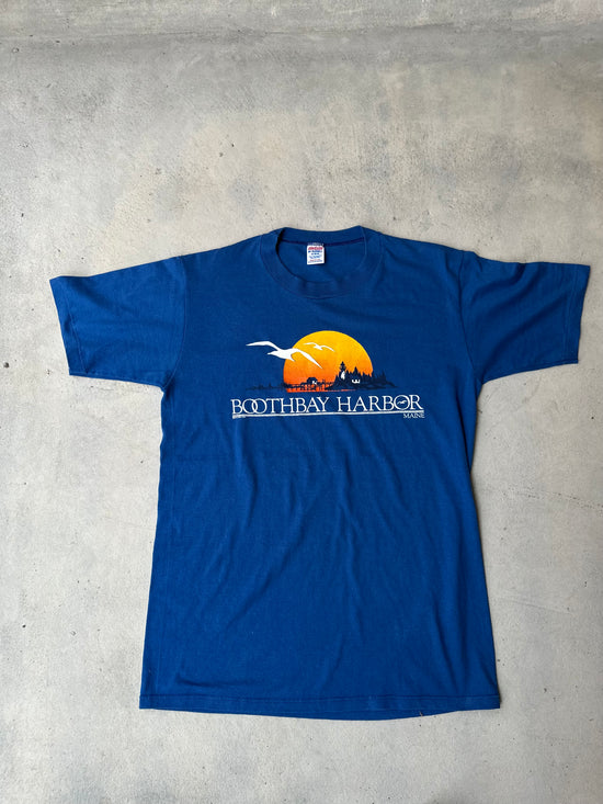 80s/90s Jerzees Boothbay Harbor Maine tourist T-shirt.