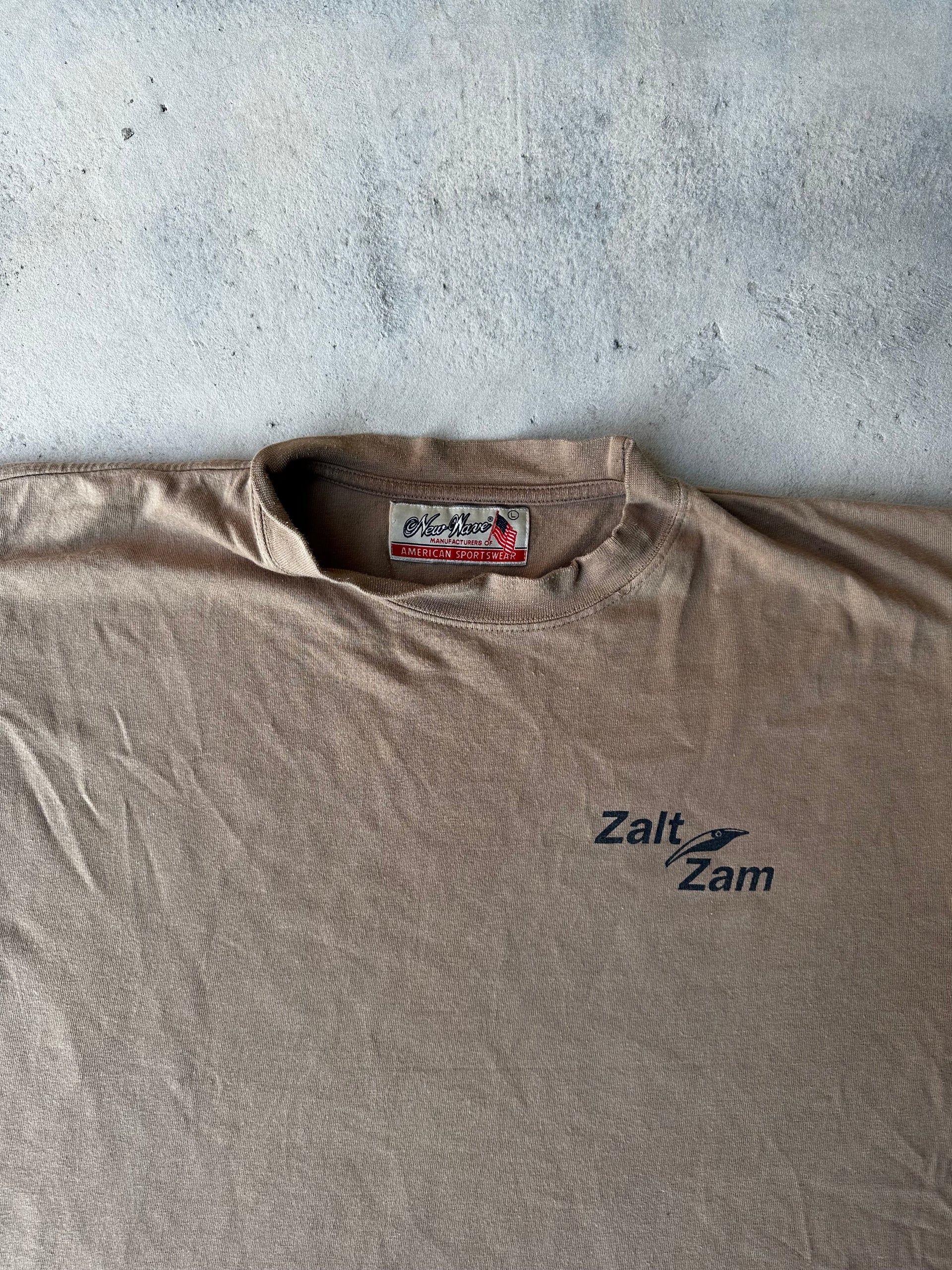 Vintage singel stitched fish t-shirt (SIZE L)