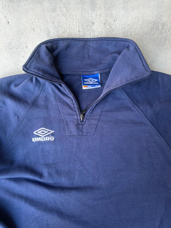 Classic Umbro pullover with embroidered logo.