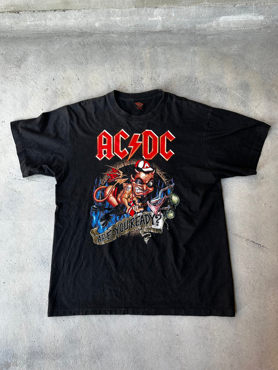 1990s AC/DC Band Merch – Rock Eagle single stitch tee for collectors.