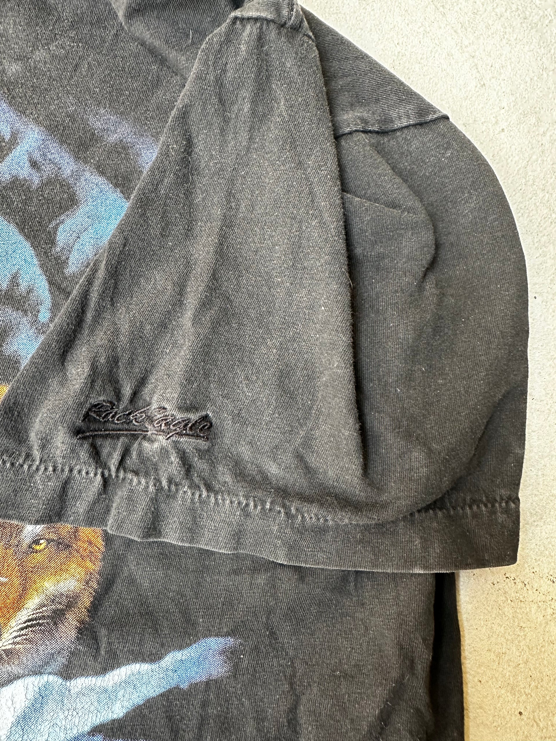 Rare single stitch wildlife graphic tee with bold colors and rustic aesthetic
