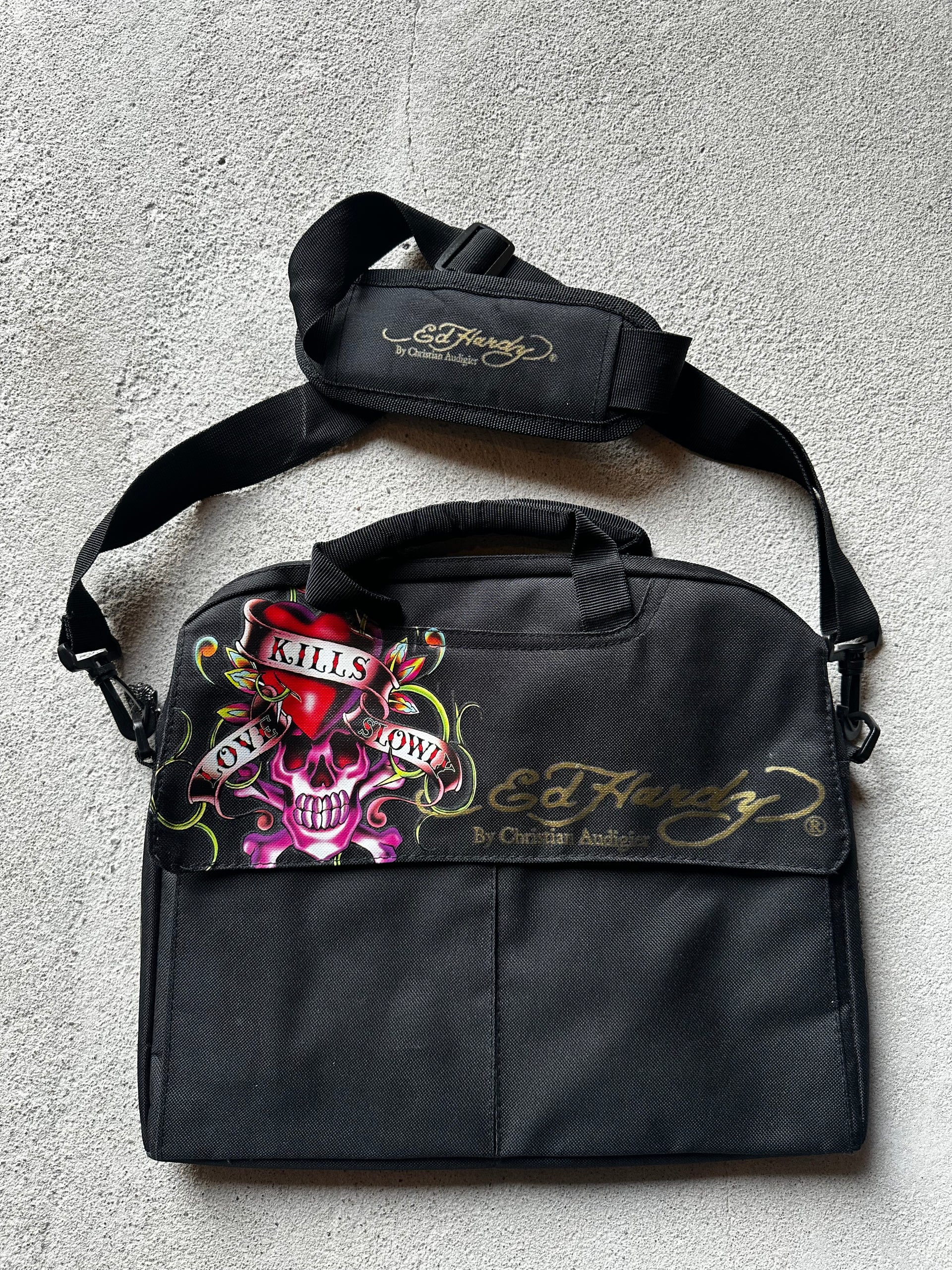 ED HARDY x CHRISTIAN AUDIGER BAG