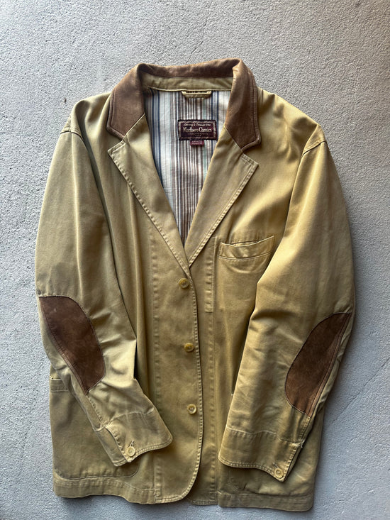 Marlboro Classics – Field Blazer with Suede Details (Size L)