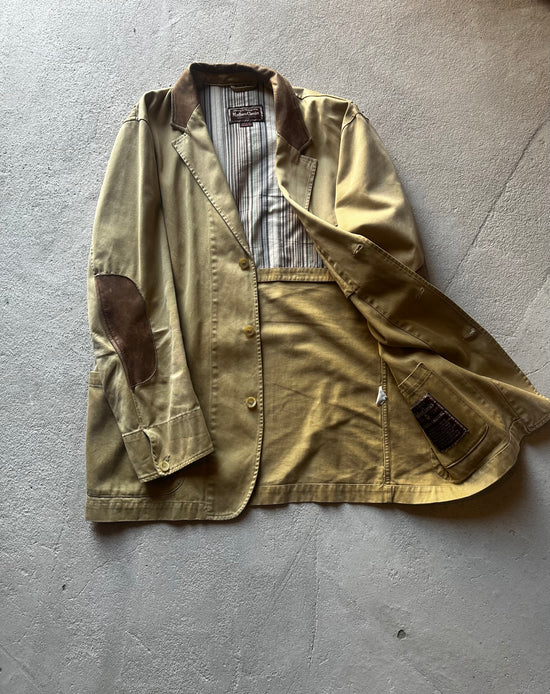 Marlboro Classics – Field Blazer with Suede Details (Size L)