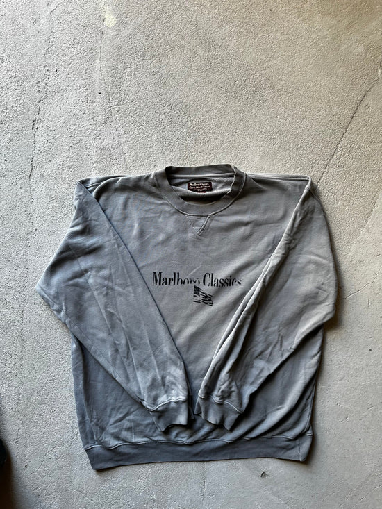 Vintage Marlboro Classics Sweatshirt – Washed Grey (XL/XXL)
