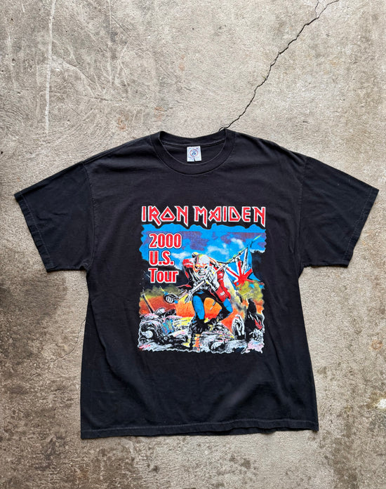 00s Iron Maiden & Queensrÿche 2000 U.S. Tour Tee | Size XL