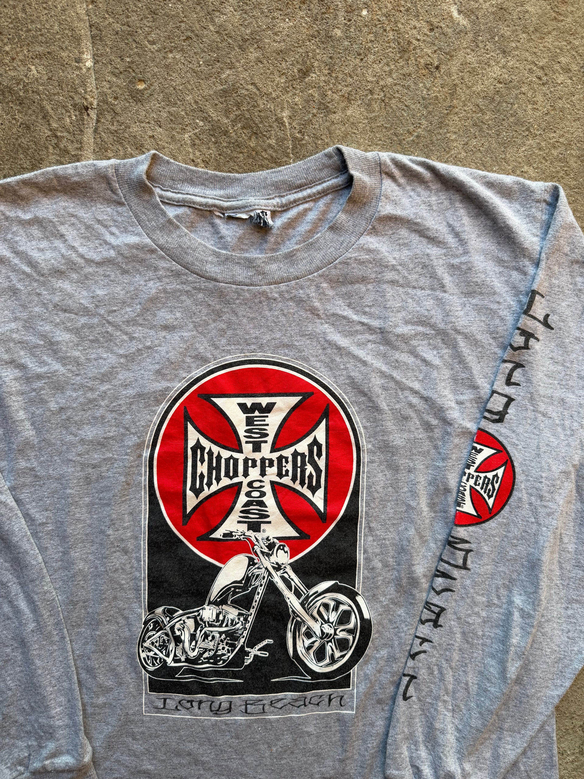90s/00s West Coast Choppers Long Sleeve Tee | Size M