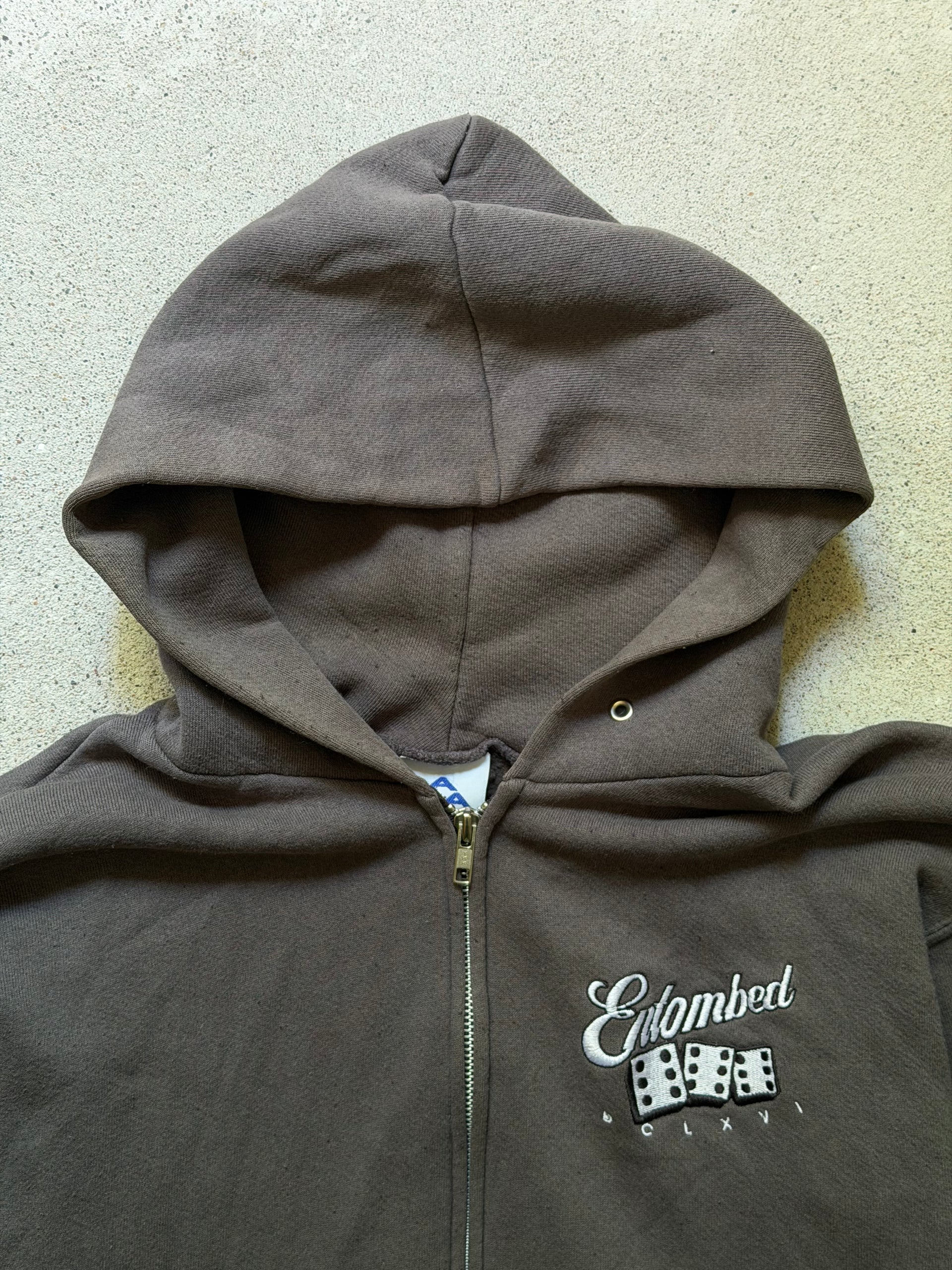 90s Entombed Zip Hoodie | Size M