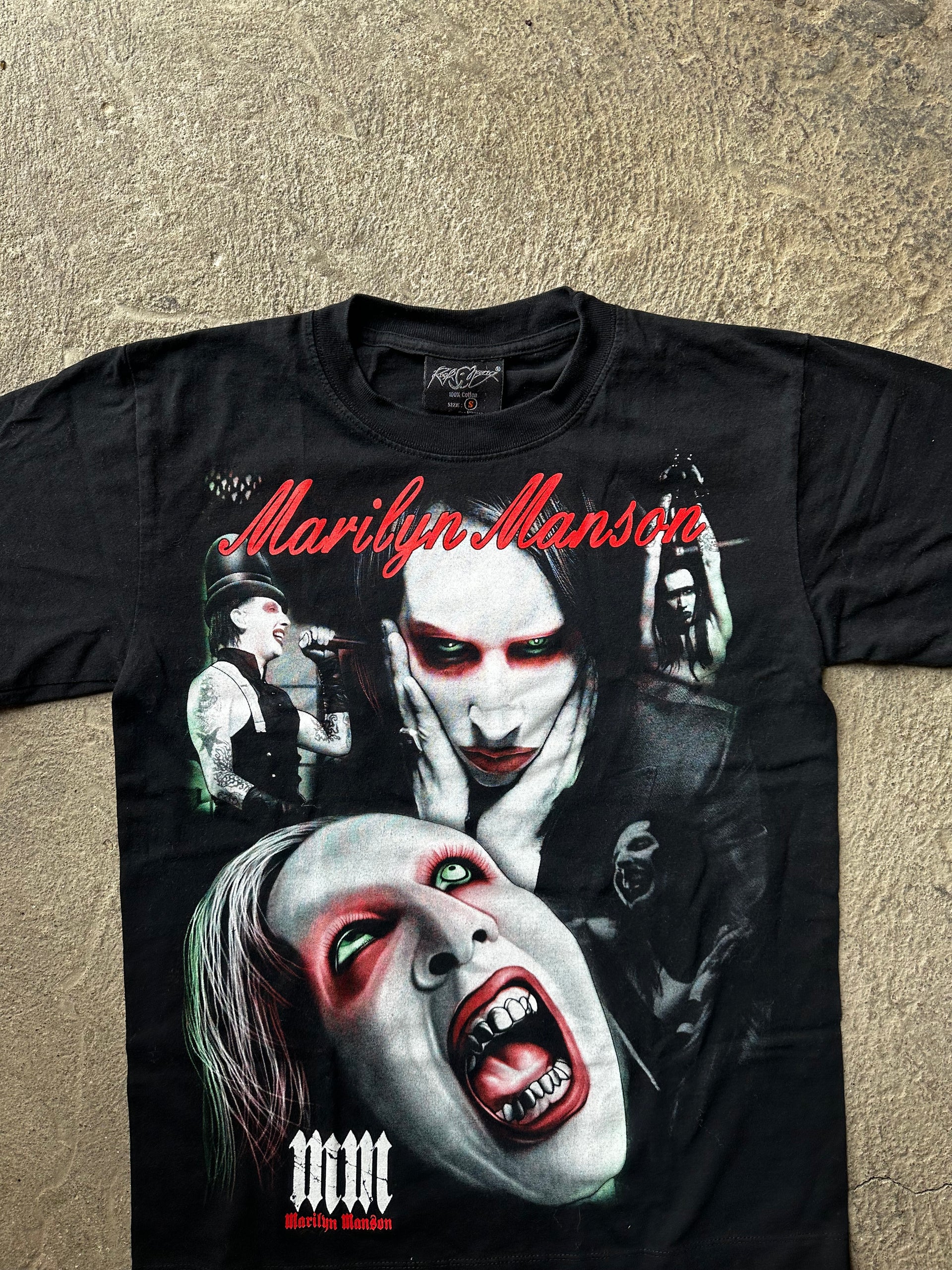 Marilyn Manson Double Sided Vintage Tee | Size S