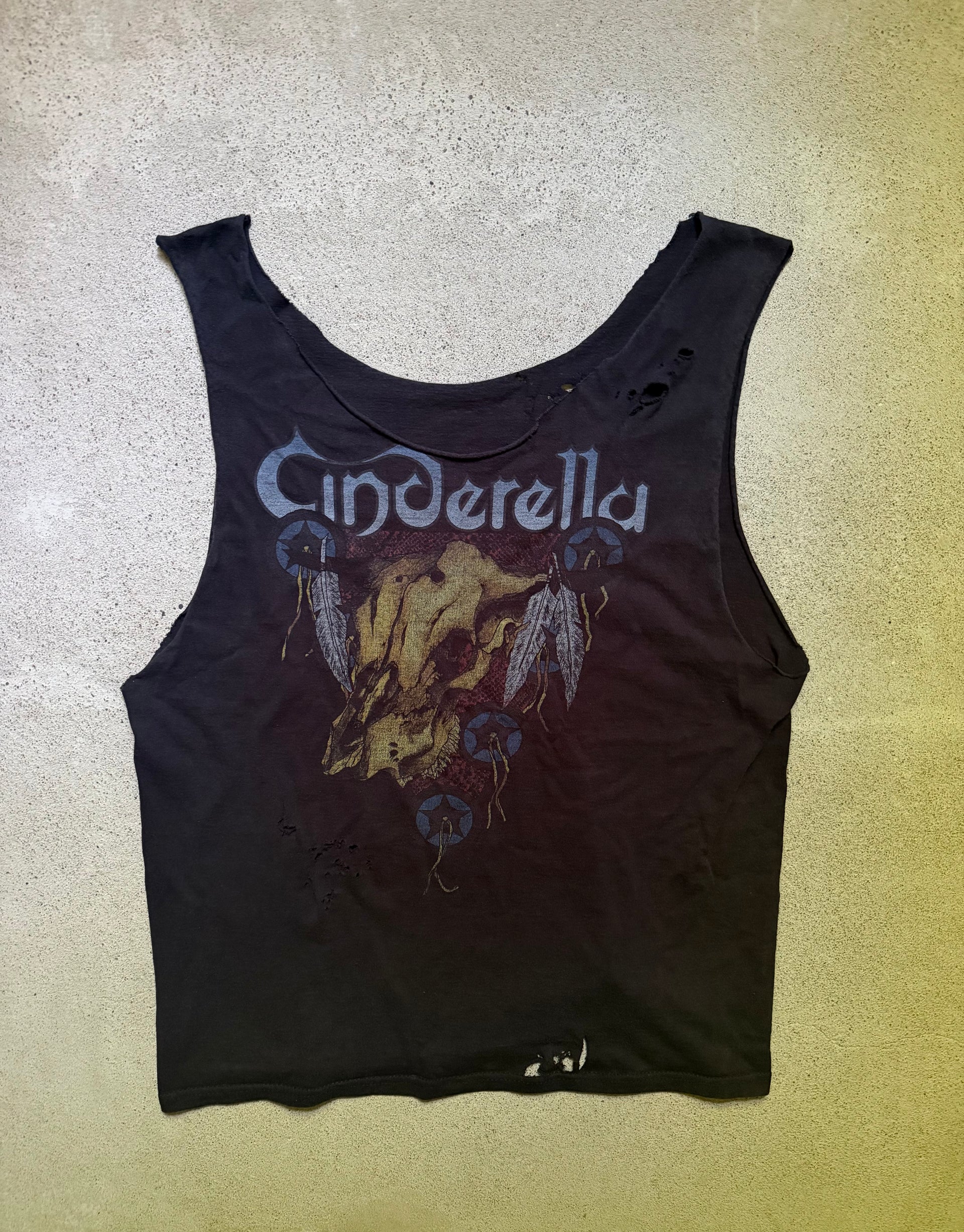 1980s Cinderella “Long Cold Winter Tour ” Cut-Off Tee | Size M