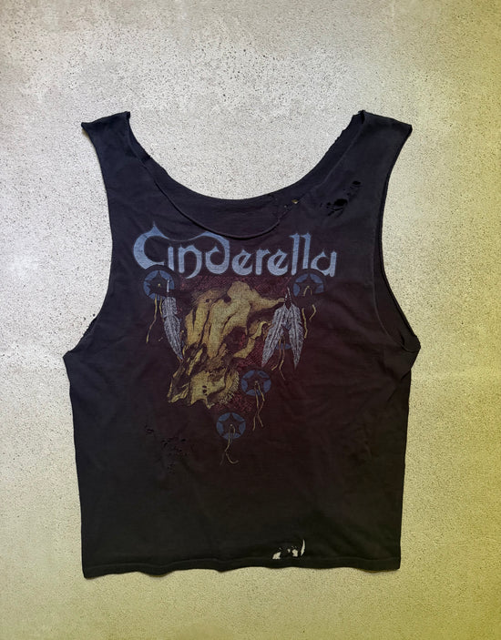 1980s Cinderella “Long Cold Winter Tour ” Cut-Off Tee | Size M