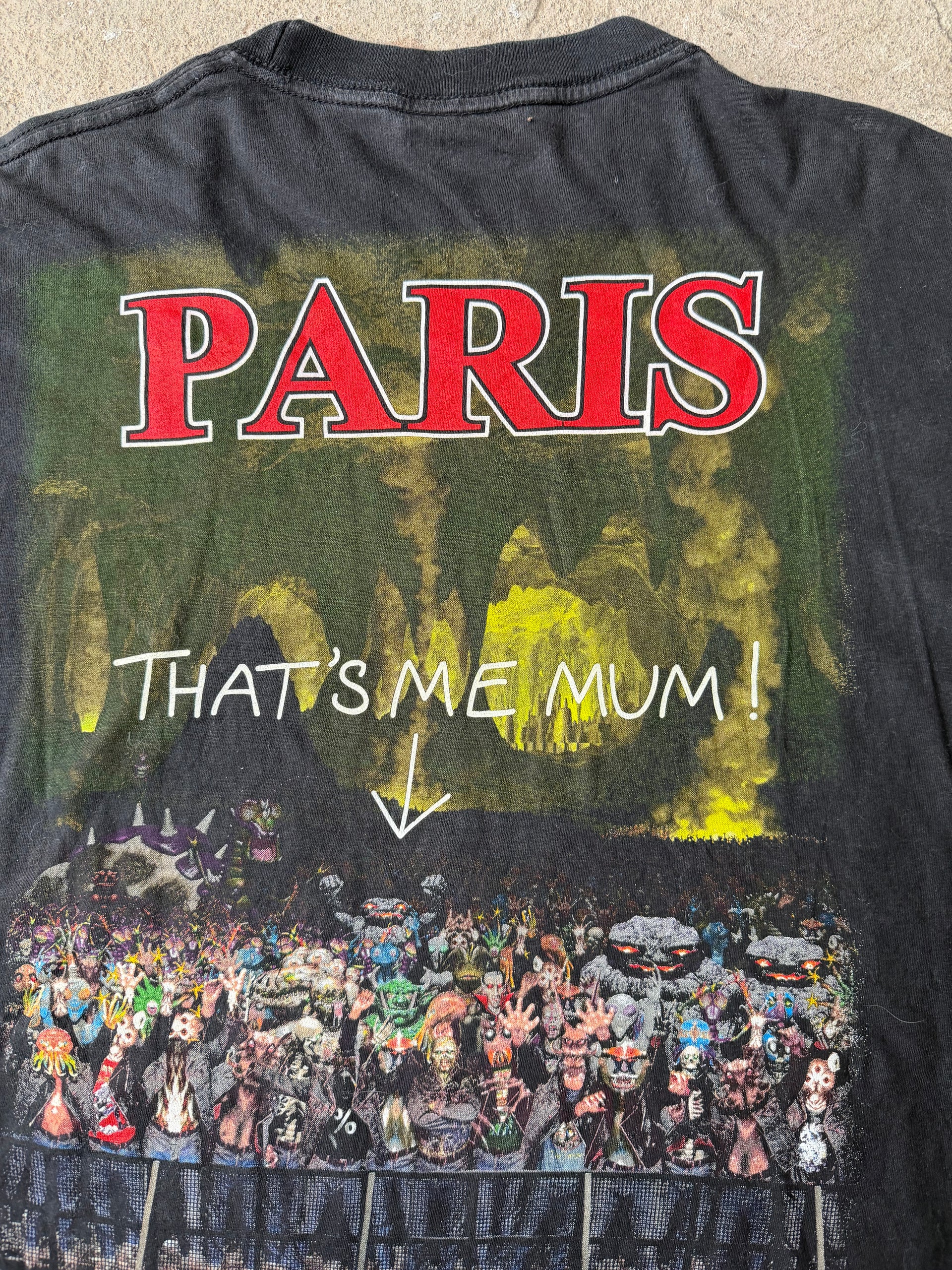 2000s Iron Maiden Paris Vintage Tee | Size L