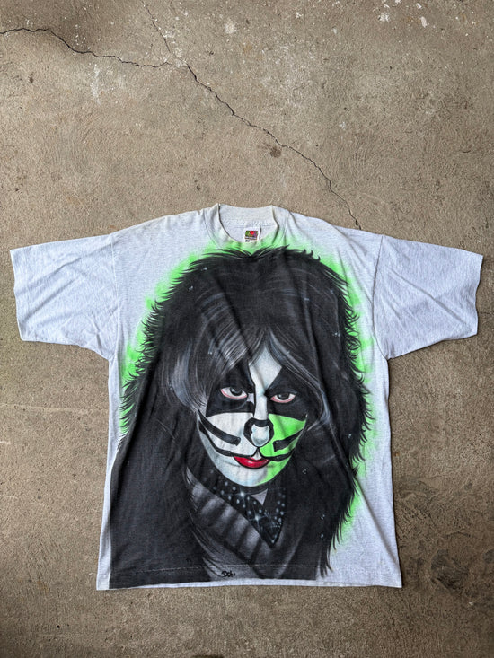 90s KISS Airbrush Portrait Tee | Size XL