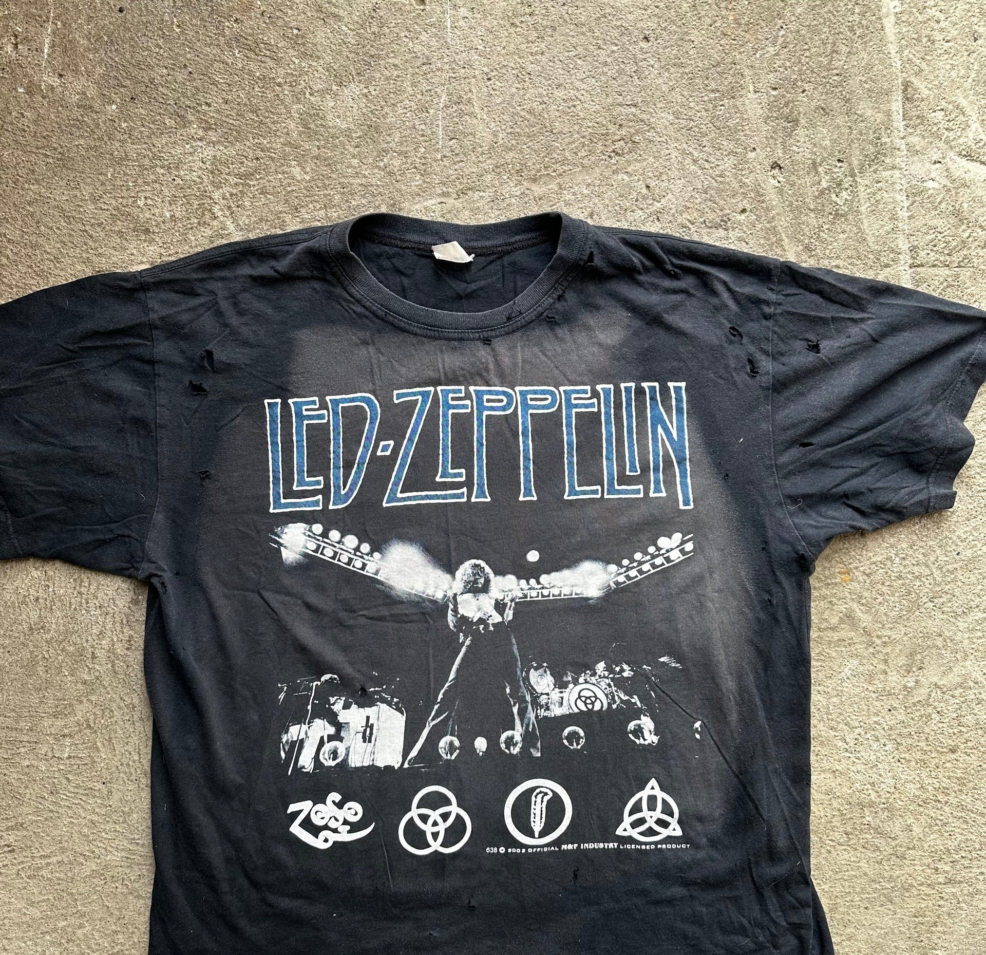 Led Zeppelin Vintage 2002 Tour Tee | Size L/XL