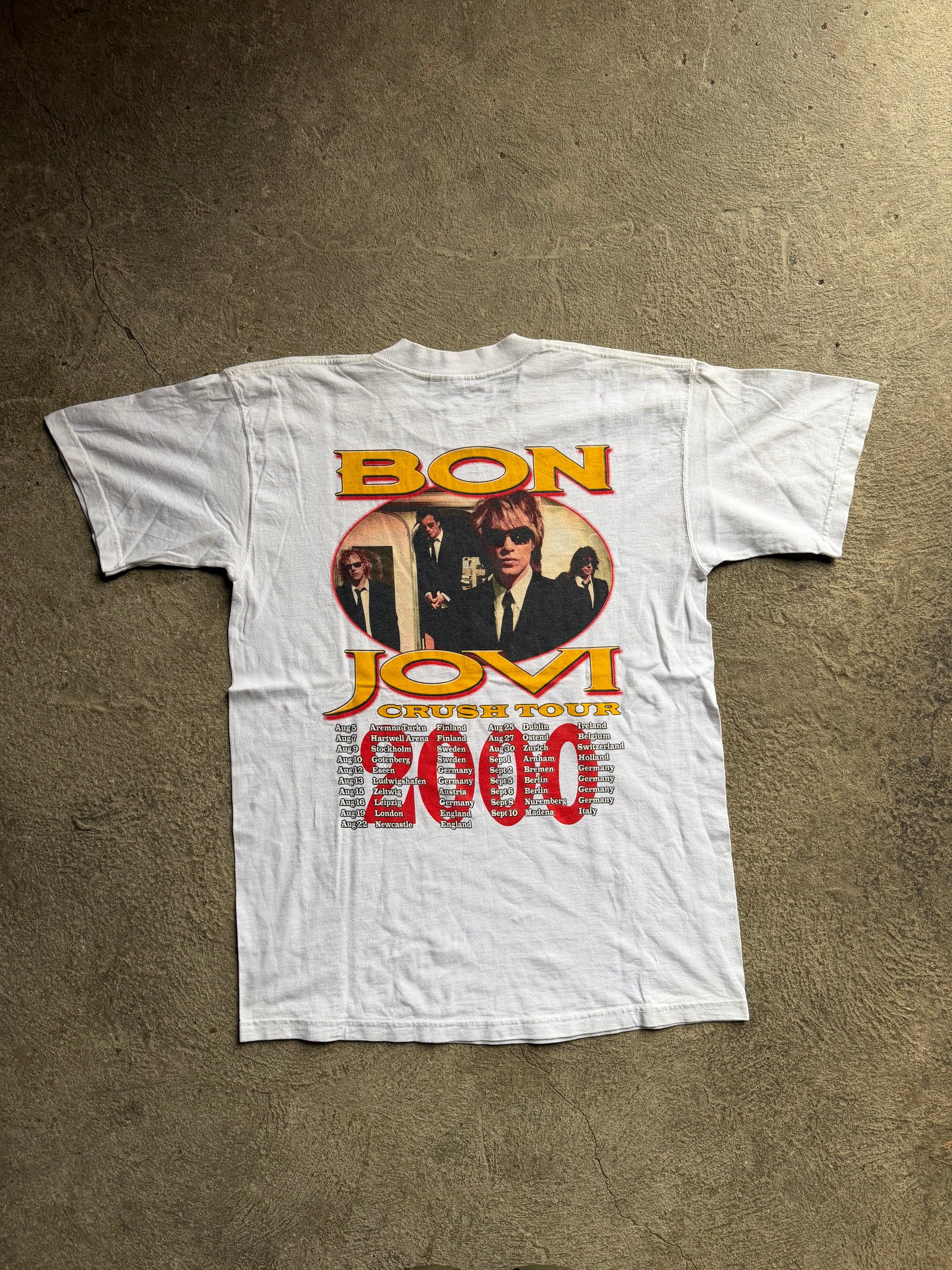 Bon Jovi Crush Tour 2000 Vintage Tee | Size L