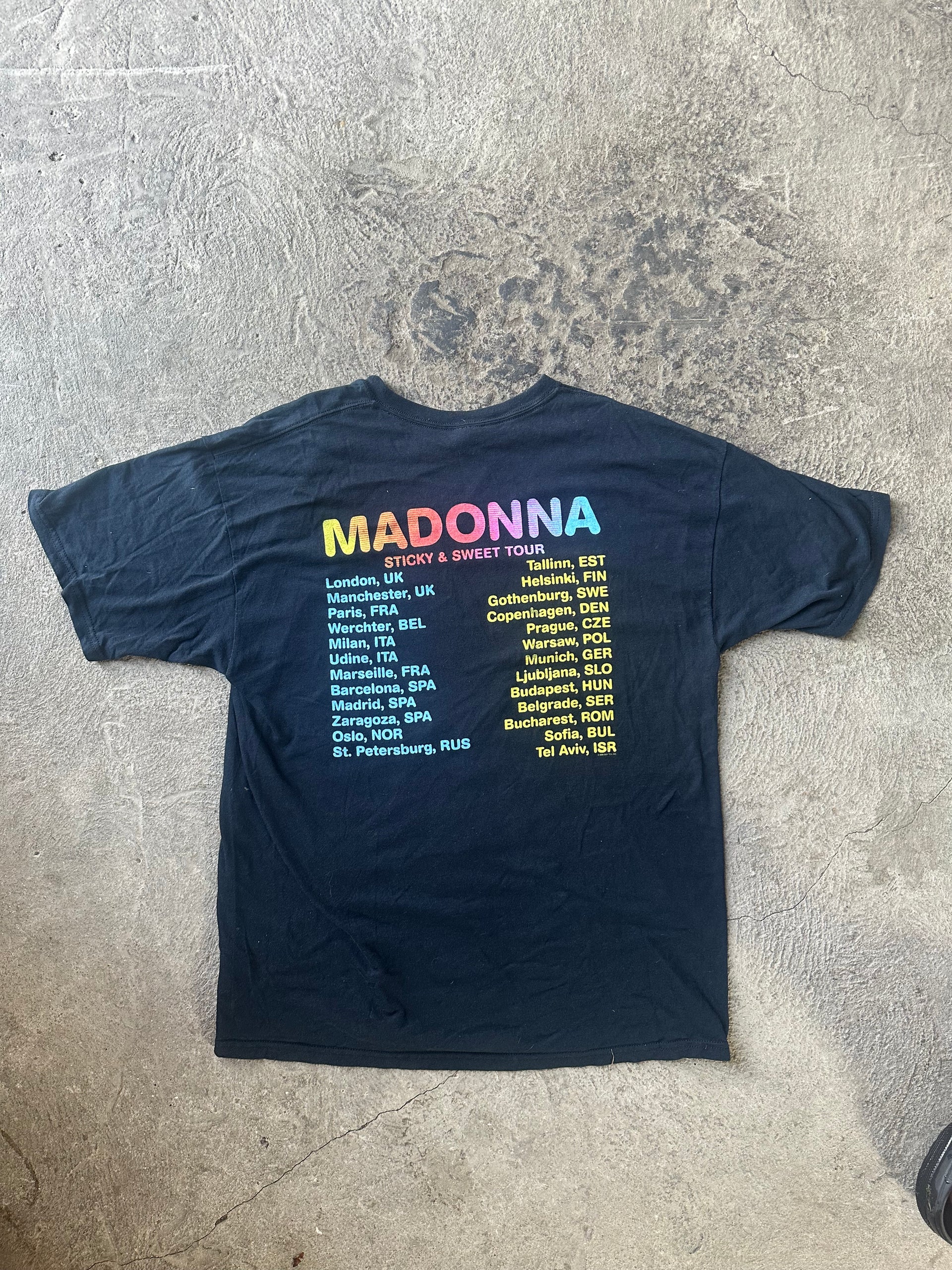 Madonna Sticky & Sweet Tour 2008 Vintage Tee | Size XL